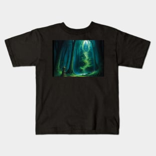 Ancient Temple Hidden in the Forest Kids T-Shirt